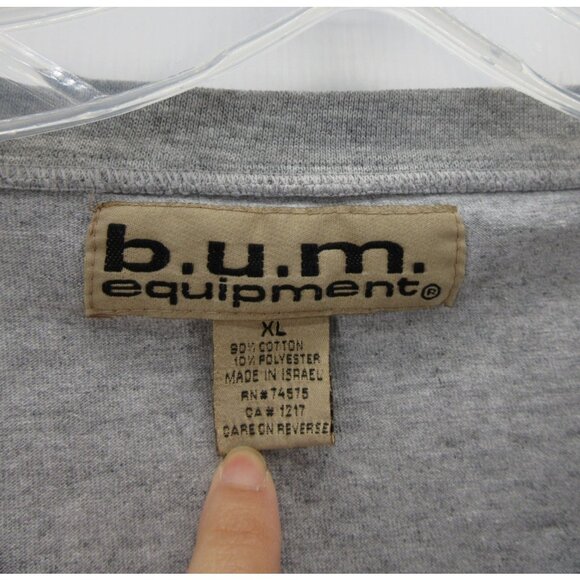 VINTAGE BUM Equipment Shirt Men XL 90s Tee Streetwear Baggy Skater Surfer * - Picture 12 of 13